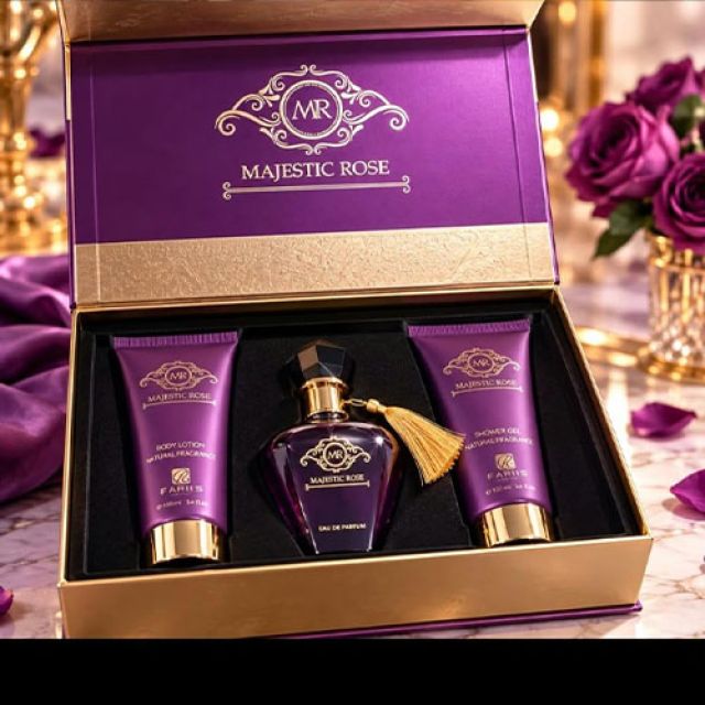 Product Name: MAJESTIC ROSE MR 3IN1 Gift Set - Luxury Women Collection